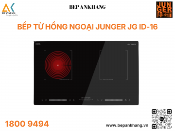 Bếp 2 Vùng Nấu Từ Kết Hợp Junger ID-16 - Made In ThaiLand